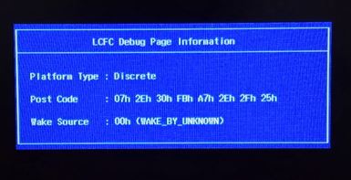 win10 筆記本開機(jī)：LCFC Debug Page Information 該怎么辦？