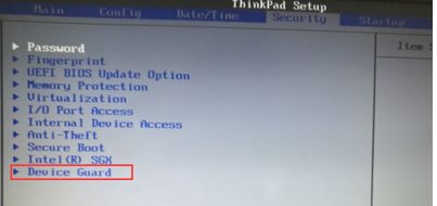 聯(lián)想ThinkPad筆記本BIOS中secure boot(安全啟動(dòng))關(guān)閉不了解決方法