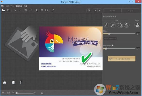 Movavi Photo Editor 照片編輯軟件 v5.7.0 漢化破解版