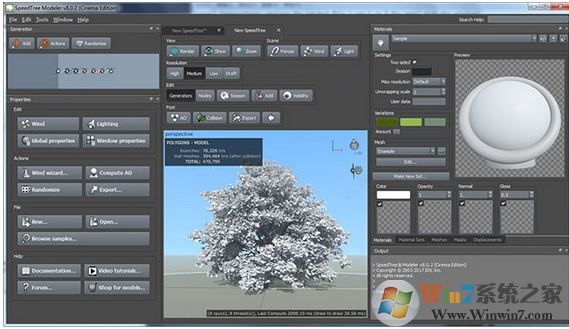 Speedtree破解版_Speedtree v8.4 Modeler已激活(三維樹木建模)