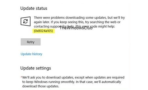 Win10更新失敗錯誤0x8024a105解決方法(微軟)