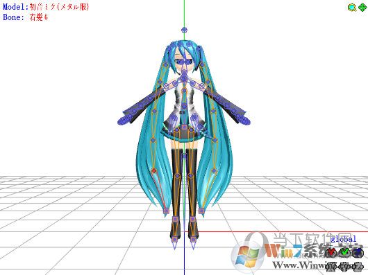 MikuMikuDance(MMD 3D動(dòng)漫人物跳舞編輯器)v7.39漢化版