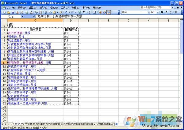 財(cái)務(wù)報(bào)表模板下載