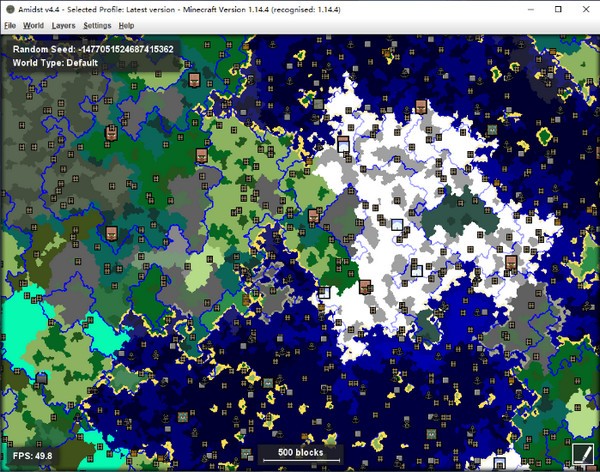 Amidst下載|我的世界區(qū)塊查看神器(amidst) V4.6官方版