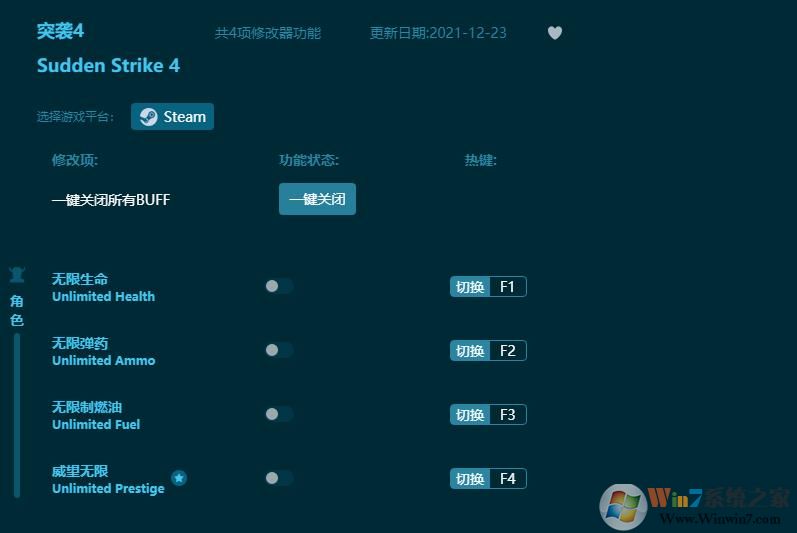 突襲4四項(xiàng)修改器 v2022最新版