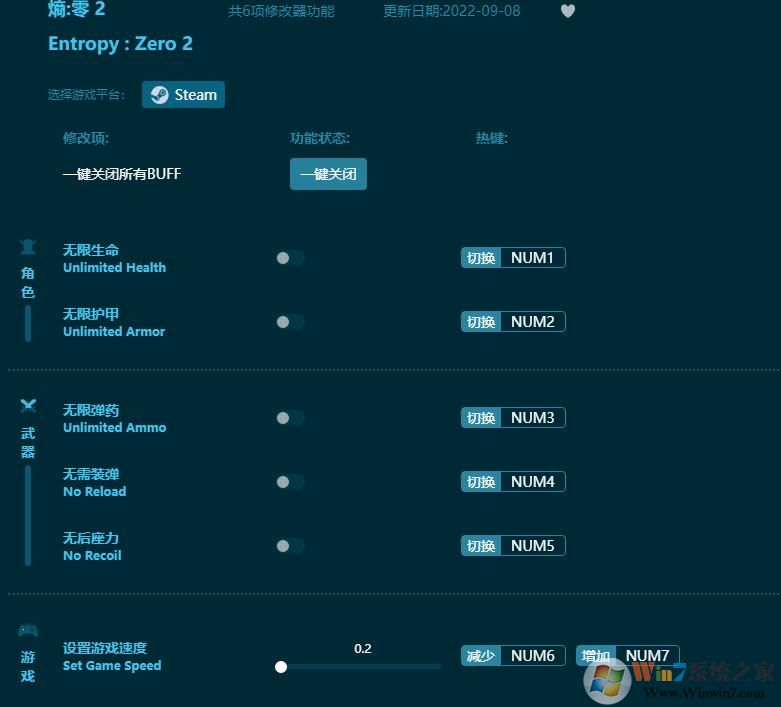 熵:零2全能游戲修改器