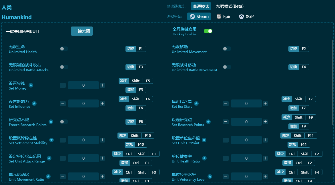 人類二十三項修改器 v2024最新版