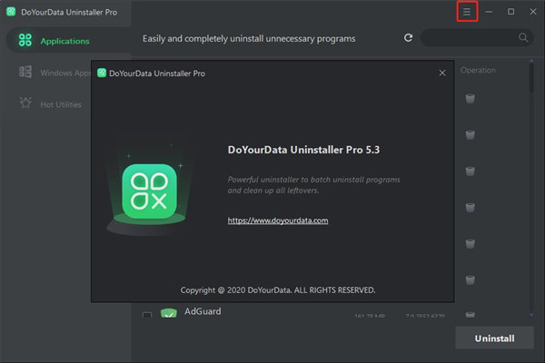 DoYourData Uninstaller(軟件卸載清理工具)