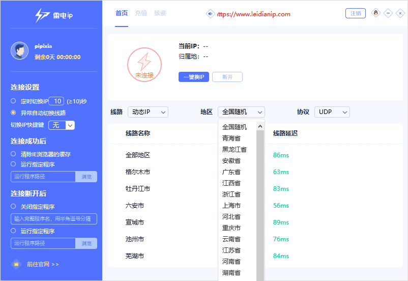 雷電ip地址切換器