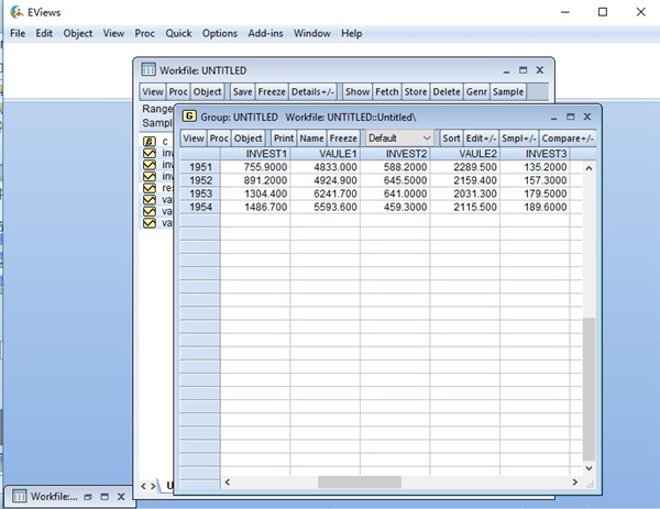 EViews(計量經(jīng)濟(jì)學(xué)軟件)