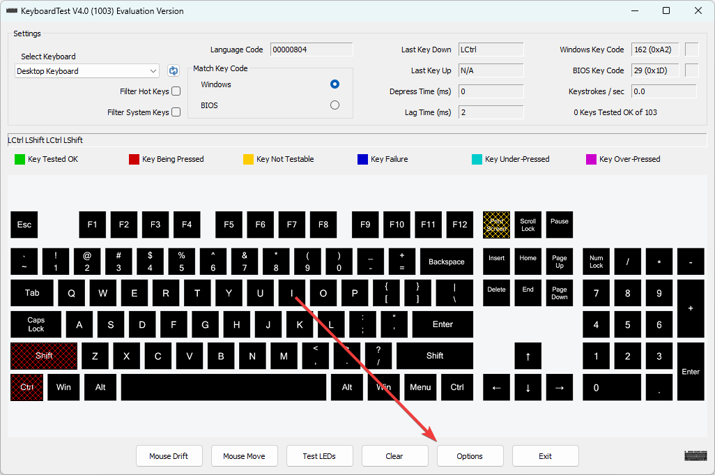 PassMark KeyboardTest(鍵盤測試)